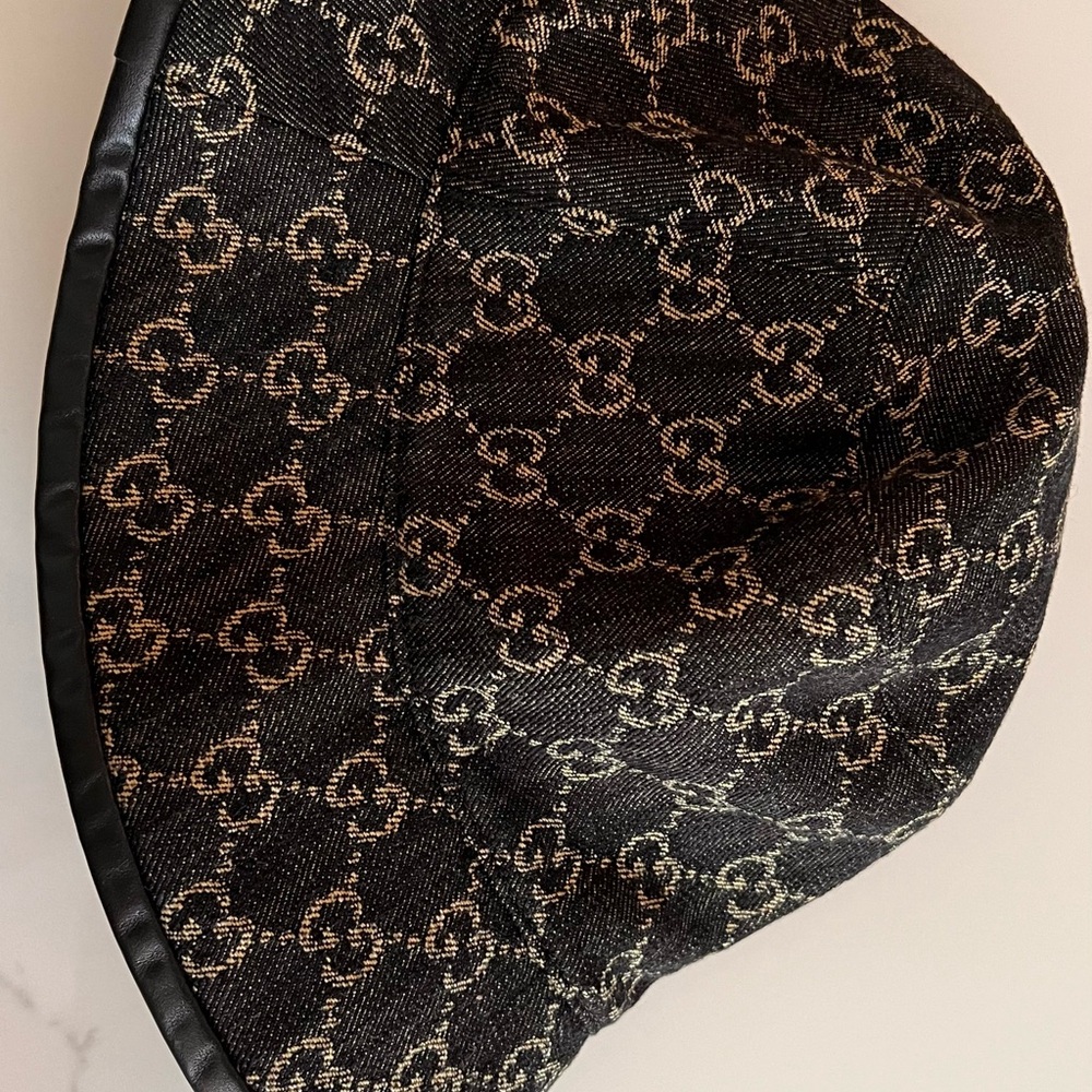 Gucci Signature Black and Brown Bucket Hat - Picture 14 of 14